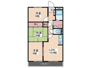 パールマンションの物件間取画像